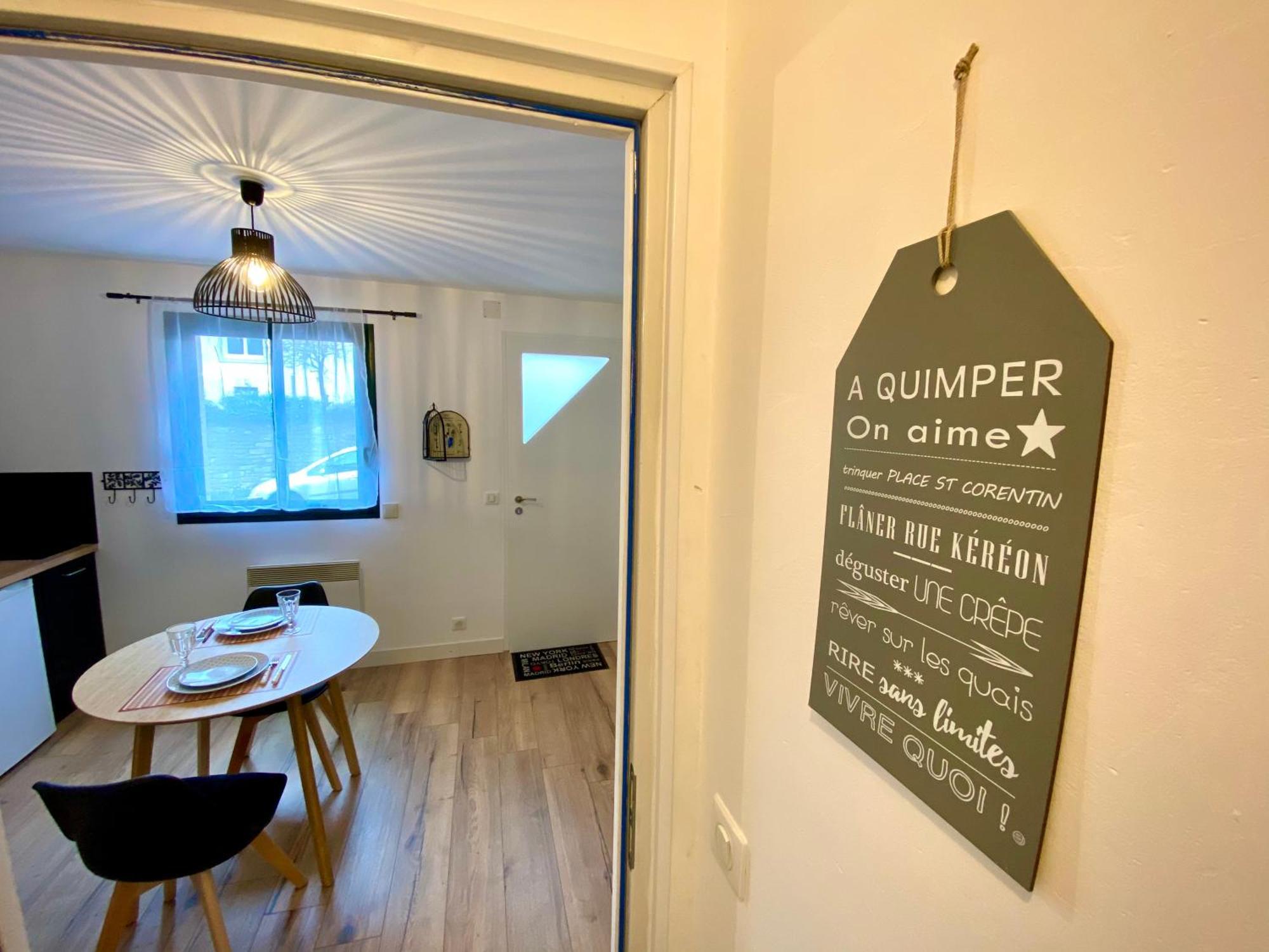 Appartement Cosy Quimper Bagian luar foto